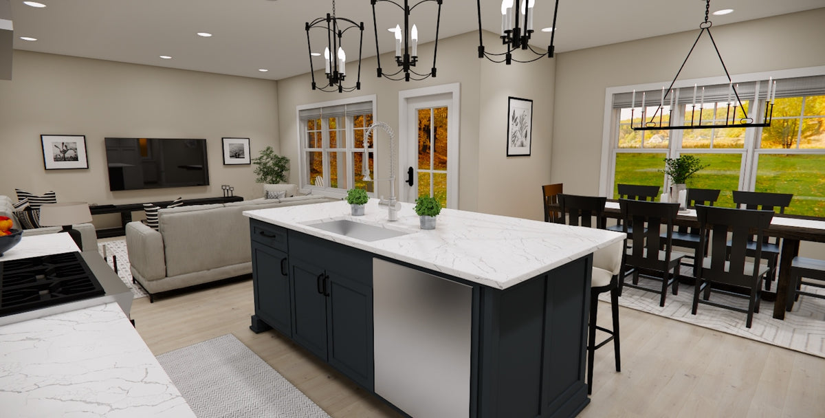 D7362-A Woodley House Eating Bar and Dining