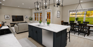 D7362-A Woodley House Eating Bar and Dining