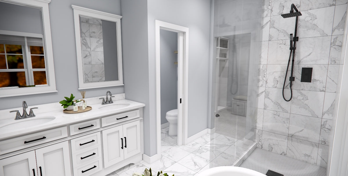 D7362-A Woodley House Master Bathroom