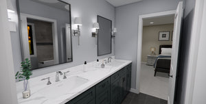 D7353-A Maywood House Jack and Jill Bathroom