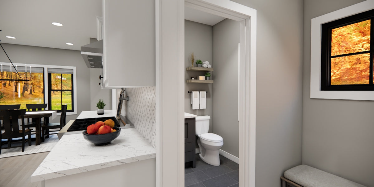 D7355-A Kingsport House Powder Room