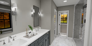 D7355-A Kingsport House Master Bathroom