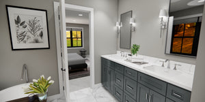 D7355-A Kingsport House Master Bath Vanity