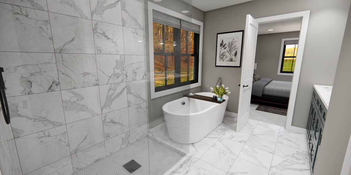 D7355-A Kingsport House Master Bath