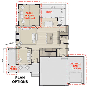 D7355-A Kingsport House Optional Floor Plan