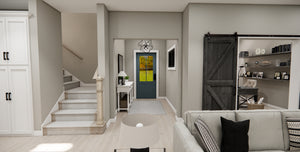 D7348-A Pleasant Hill House Downstairs