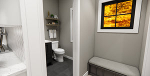 D7348-A Pleasant Hill House Powder Room