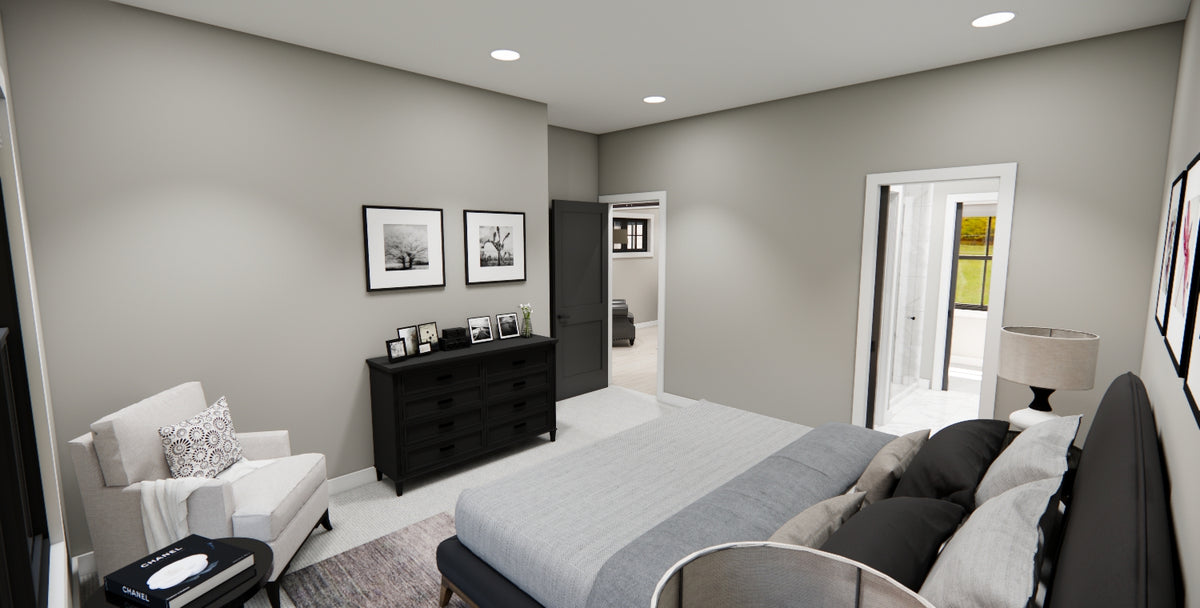 D7348-A Pleasant Hill House Master Bedroom