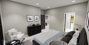 D7348-A Pleasant Hill House Master Bedroom