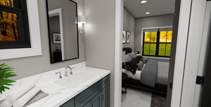 D7348-A Pleasant Hill House Vanity