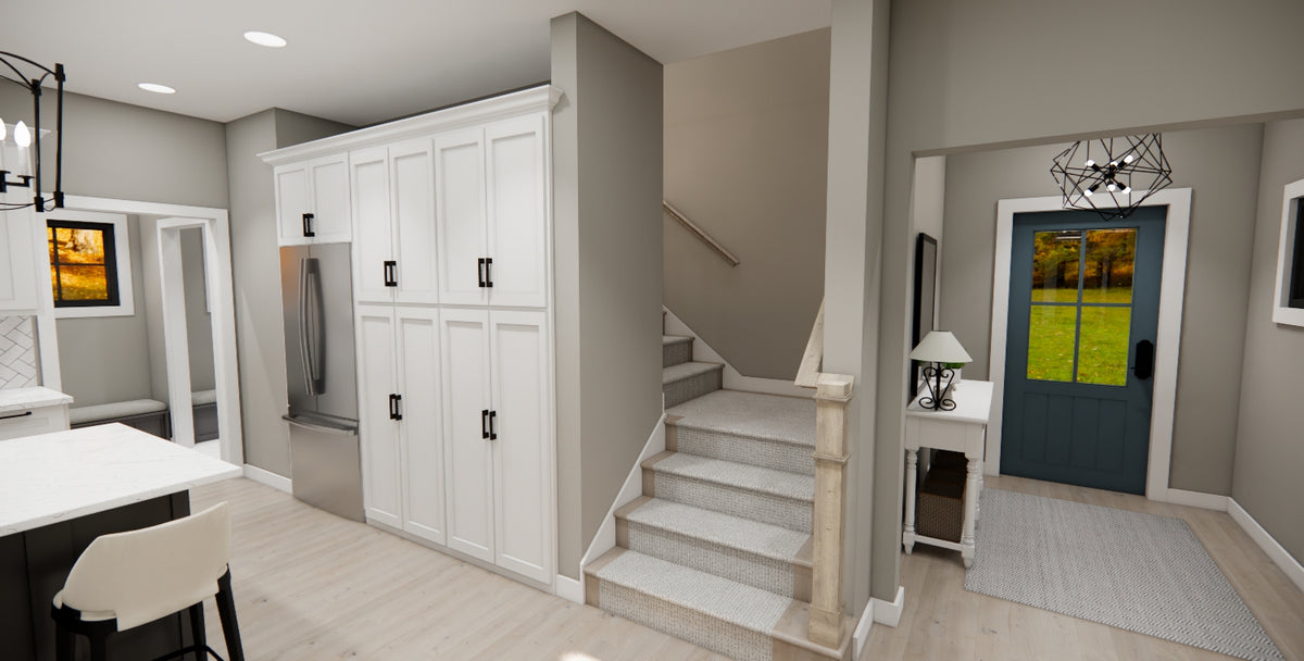 D7348-A Pleasant Hill House Downstairs