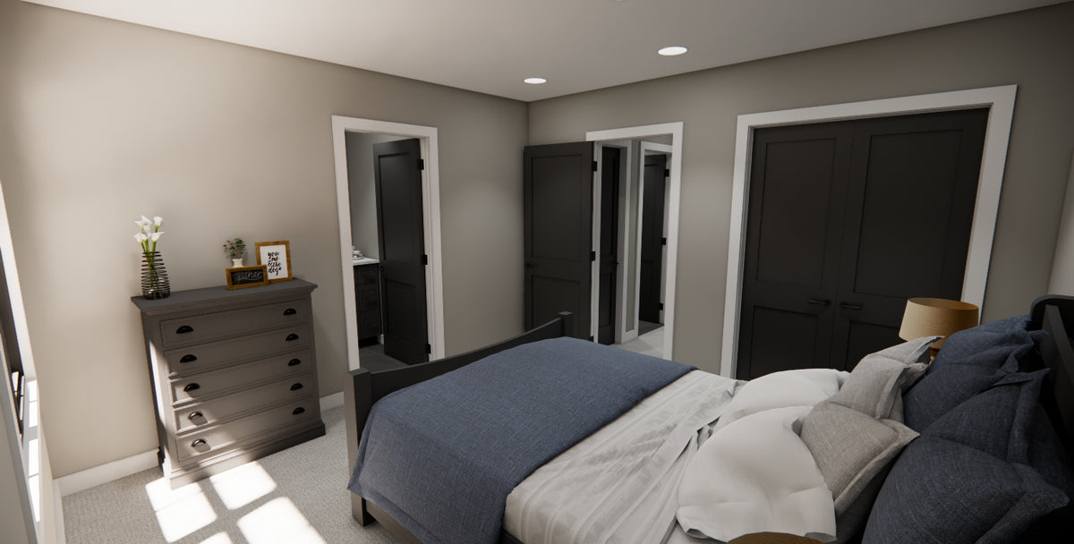 D7348-A Pleasant Hill House Bedroom 1