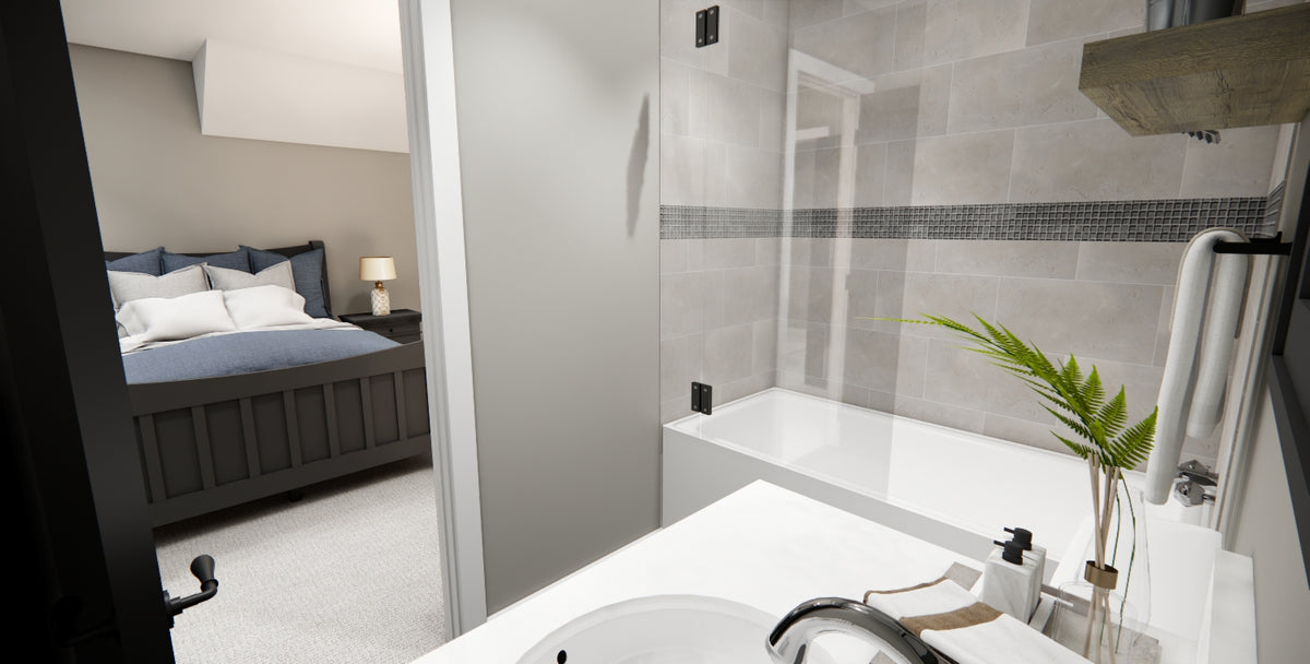 D7348-A Pleasant Hill House Bedroom 1 Bath