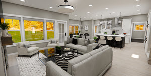 D7352-A Jasper House Living and Kichen