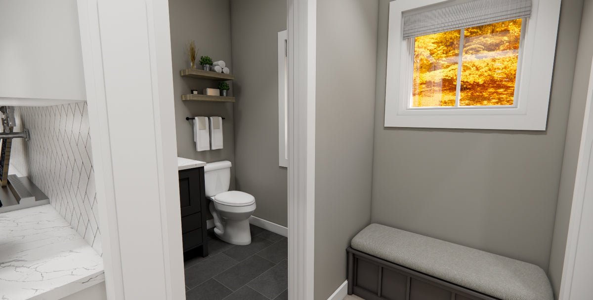 D7352-A Jasper House Powder Room