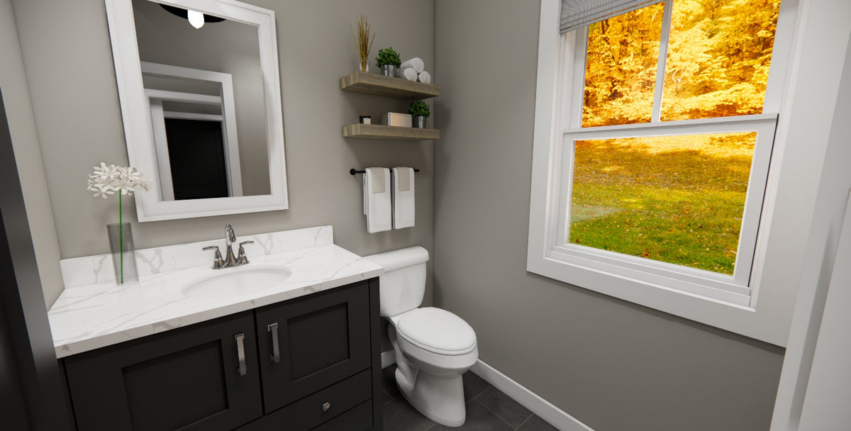 D7352-A Jasper House Powder Room