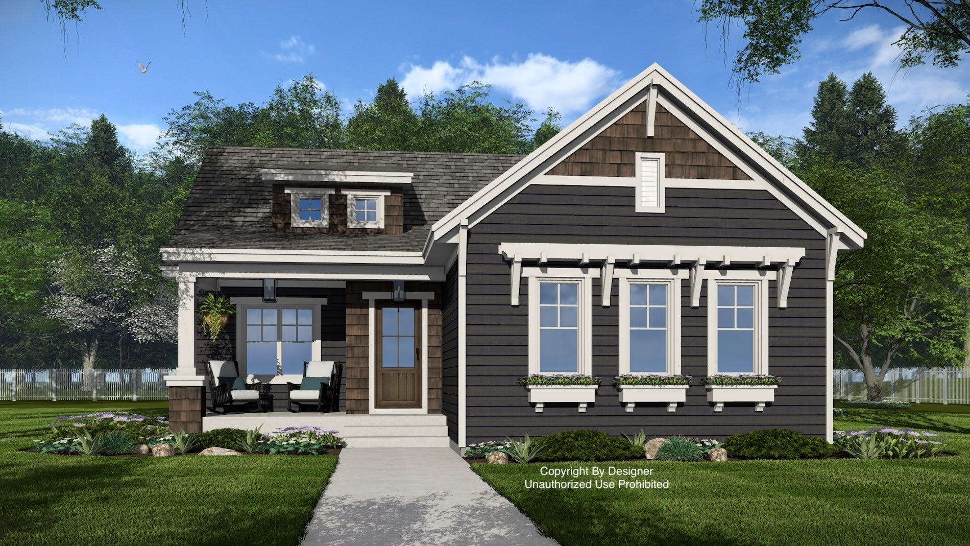 D7349-A Dover House Plan