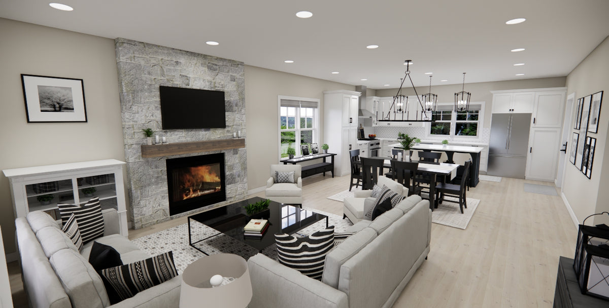 D7349-A Dover House Great Room