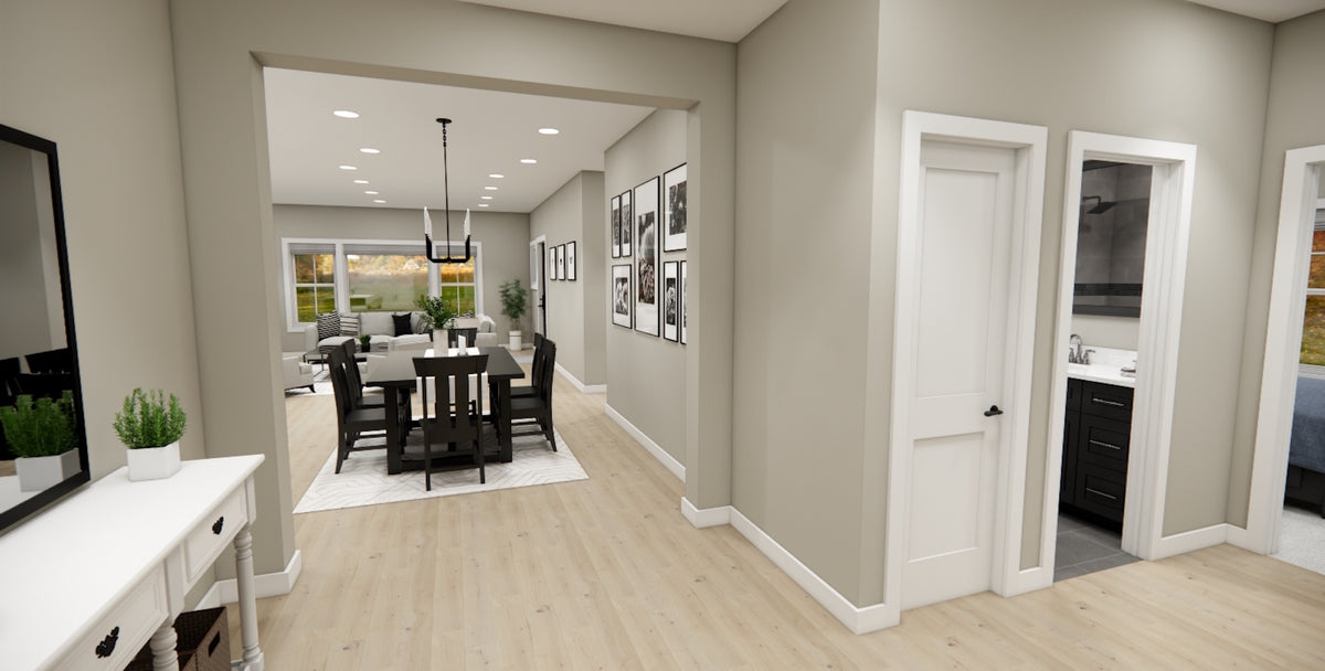 D7377-A Brewer House Foyer