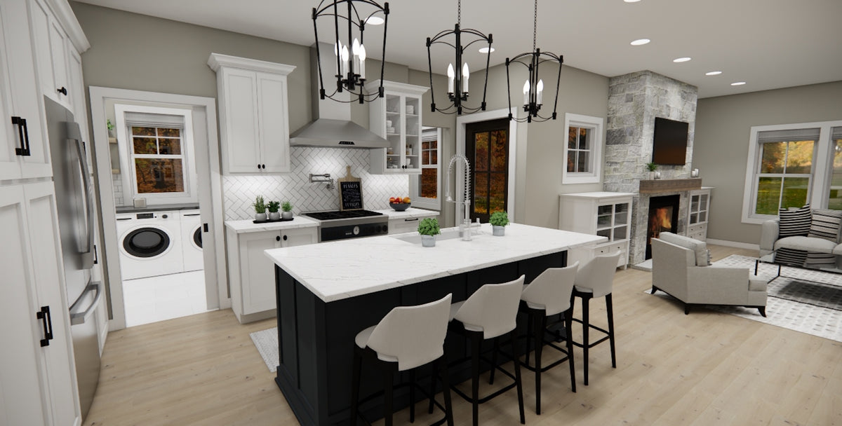 D7377-A Brewer House Kitchen