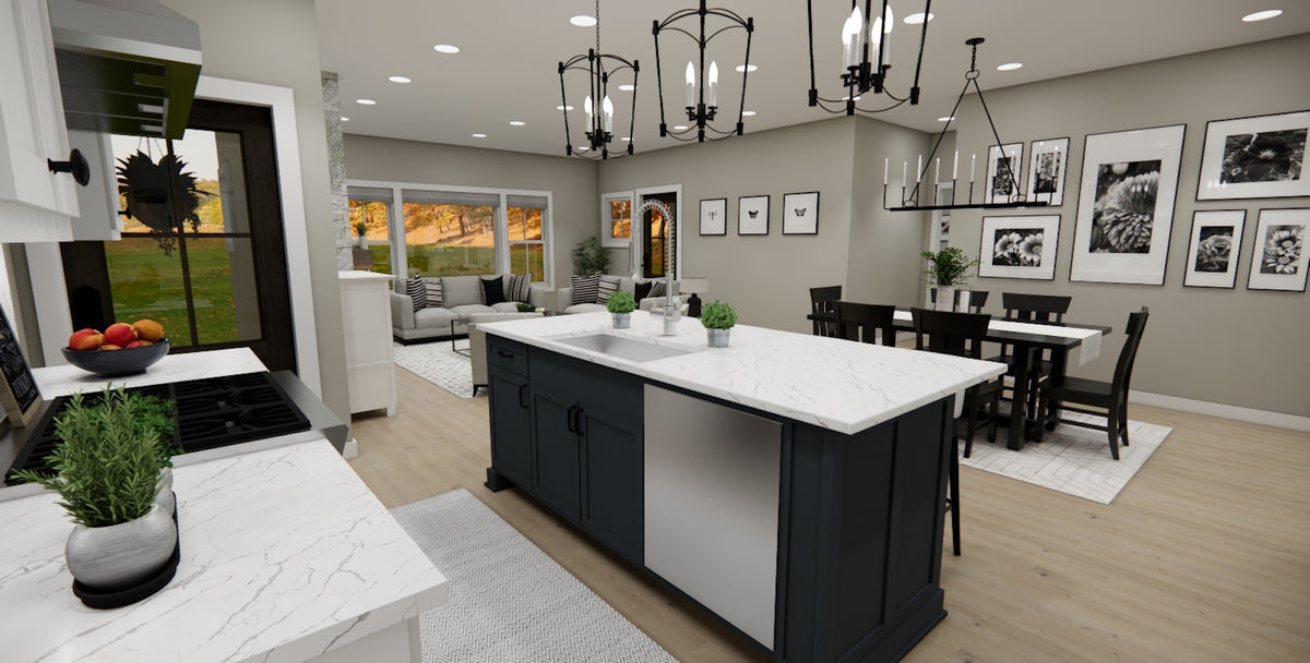 D7377-A Brewer House Kitchen