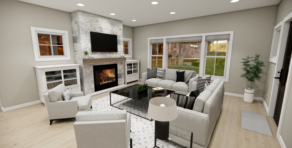 D7377-A Brewer House Great Room