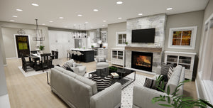 D7377-A Brewer House Great Room