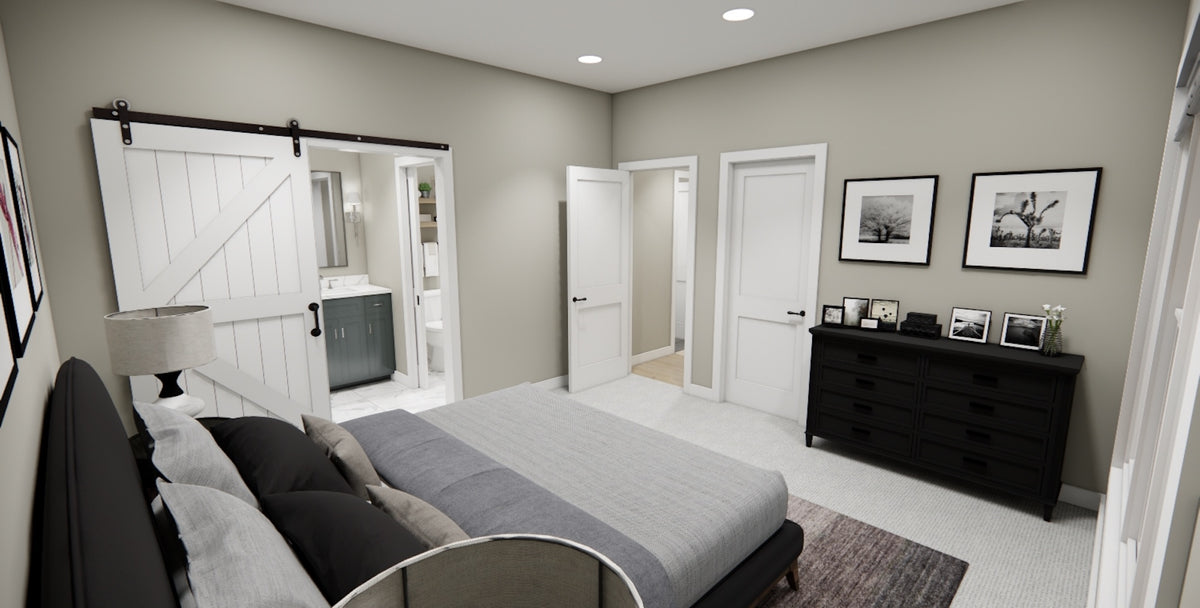 D7377-A Brewer House Master Bedroom