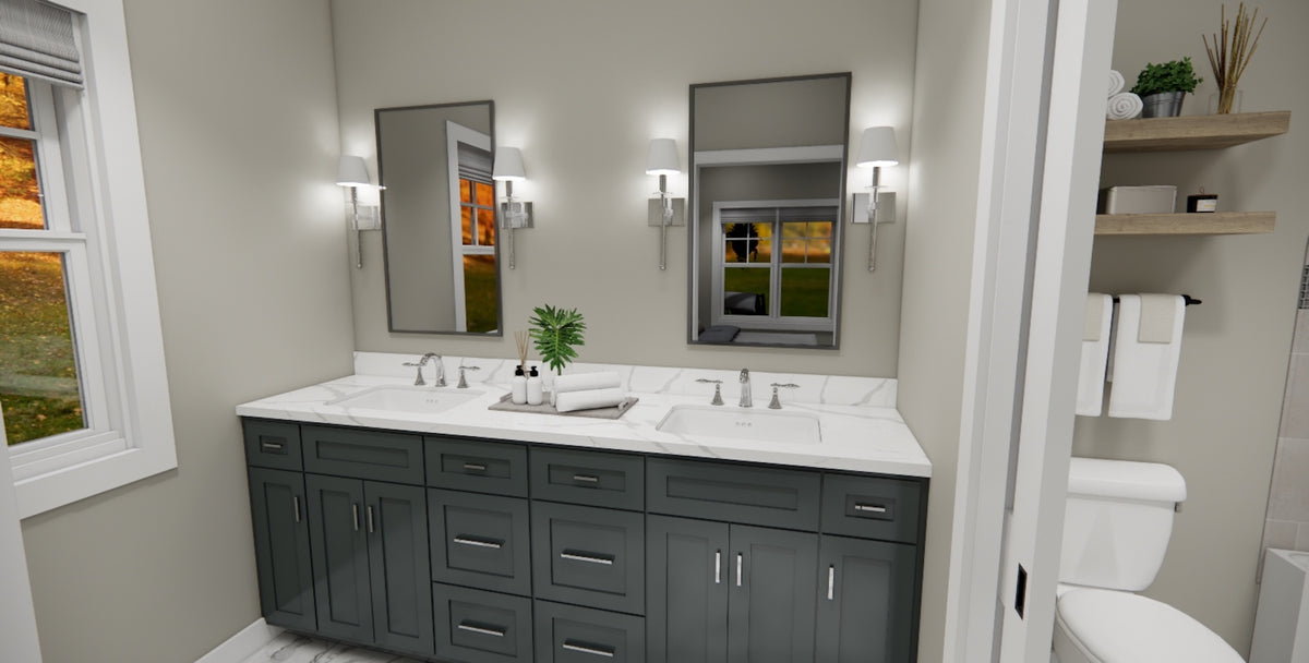 D7377-A Brewer House Master Bathroom