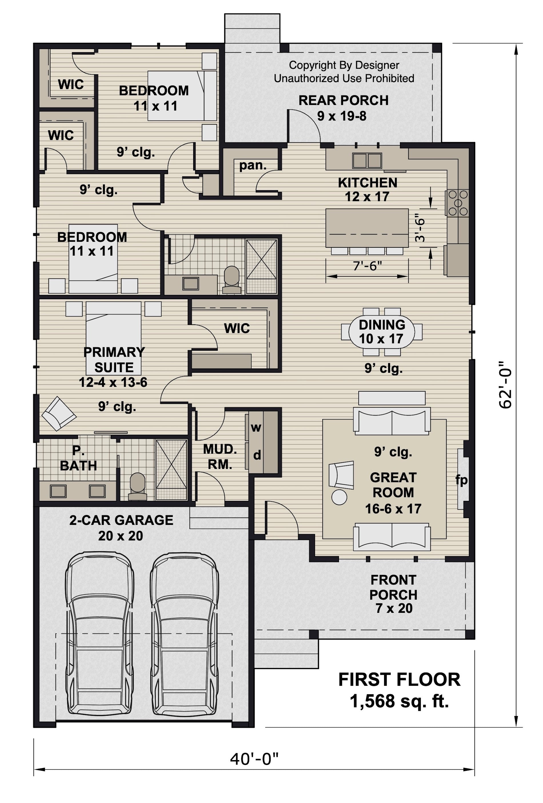 D7376-A Milford House Plan