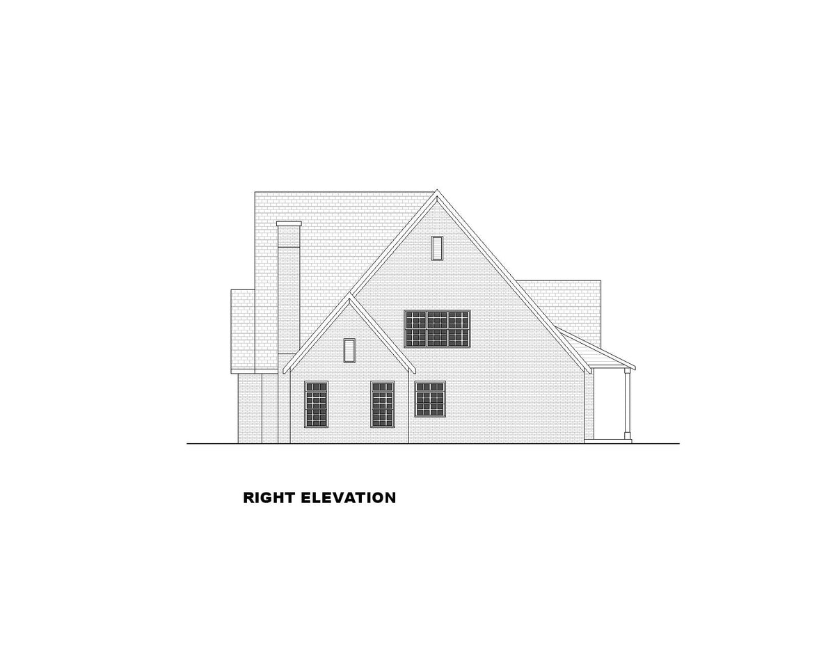 Elegant 4-Bedroom Home Plan with Game Room and Porches