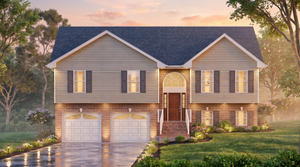 A8205-A Traditional House, 3 Bedrooms, 2 Bathrooms | Camelot House Plan Exterior