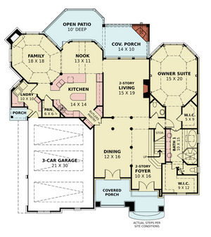 Campden House Plan - Archival Designs House Plans, floor plan