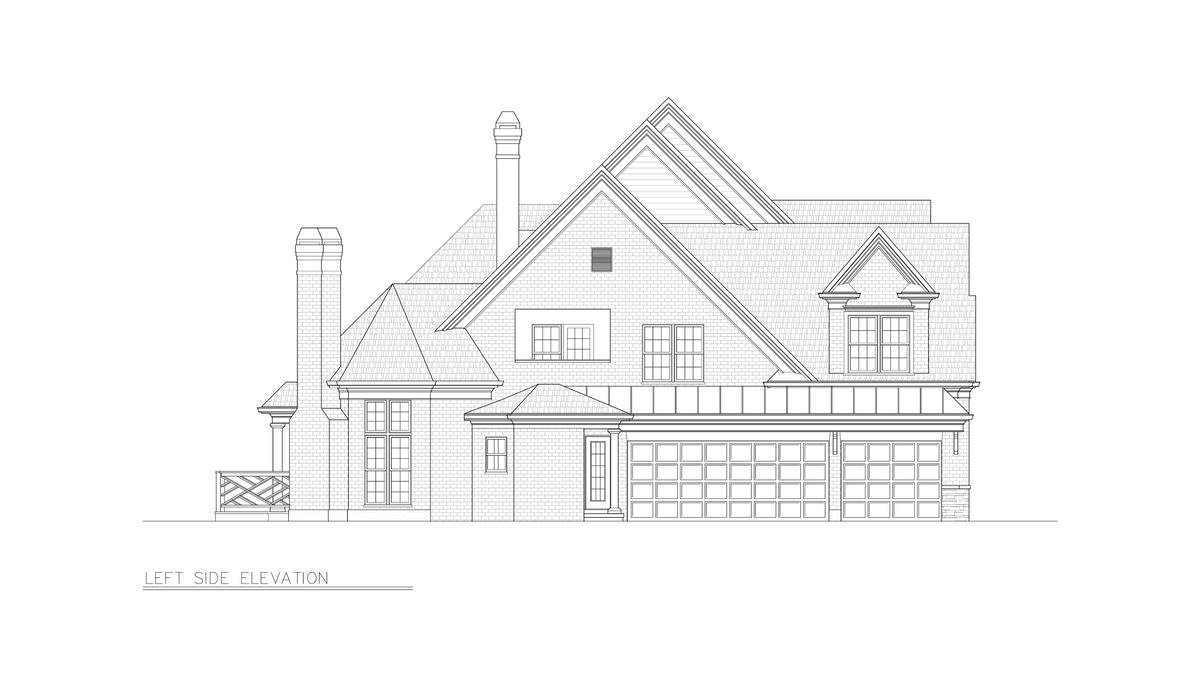 A111-A Campden House Exterior Left Elevation