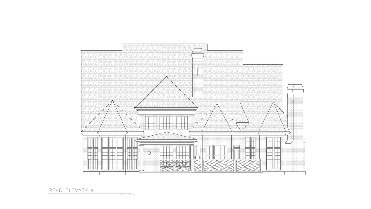 A111-A Campden House Exterior Rear Elevation
