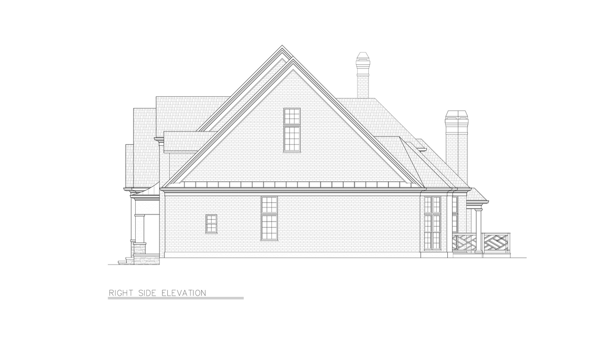 A111-A Campden House Exterior Right Elevation