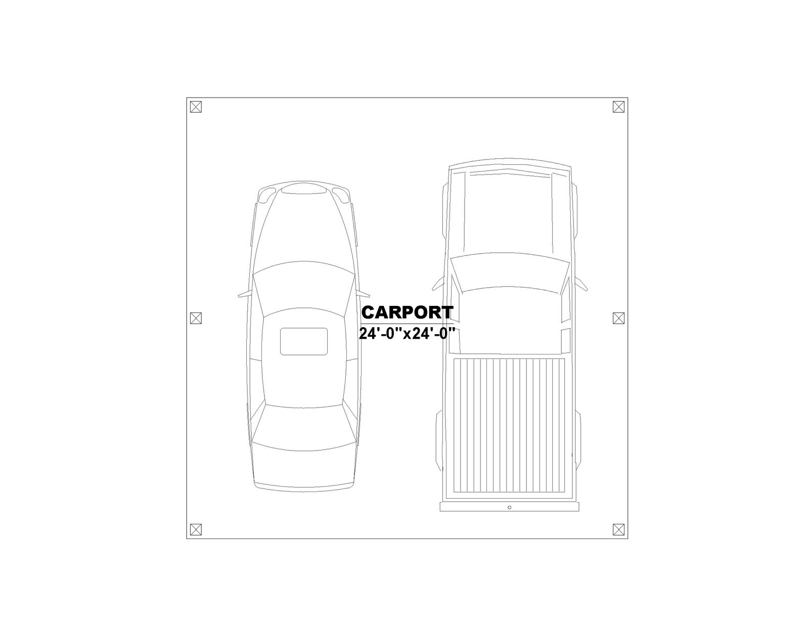 AN7415-A Carport House Plan