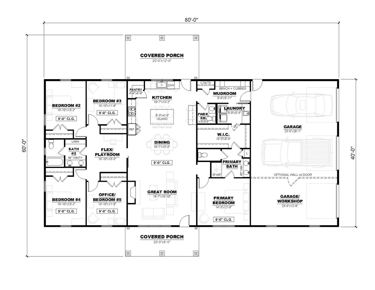 Cassidy 3 Archival Designs Floor Plan