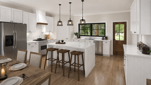 AN8257-A Country House Kitchen, 4 Bedrooms, 3.5 Bathrooms | Cassidy-7 House Plan 