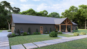 Spacious 5-Bedroom Ranch Plan with Game Room and Workshop