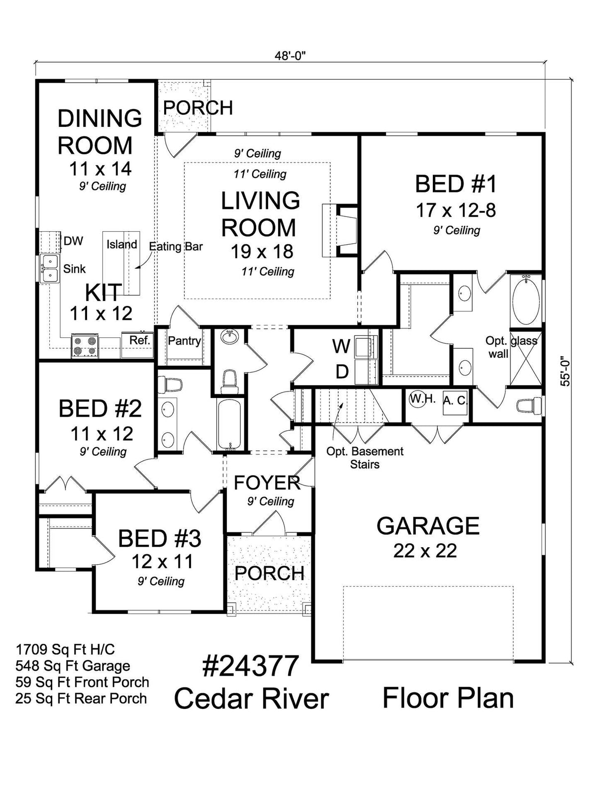 Cedar River Main Floor Plan