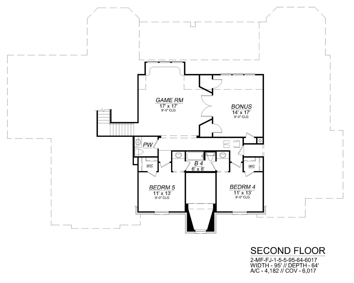 Chalet Court Second Floor Plan