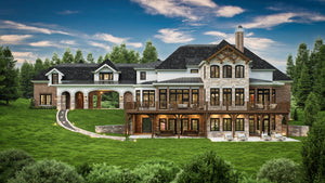 Expansive 6,532 sq ft Home Plan Featuring 4 Bedrooms and Bonus Room