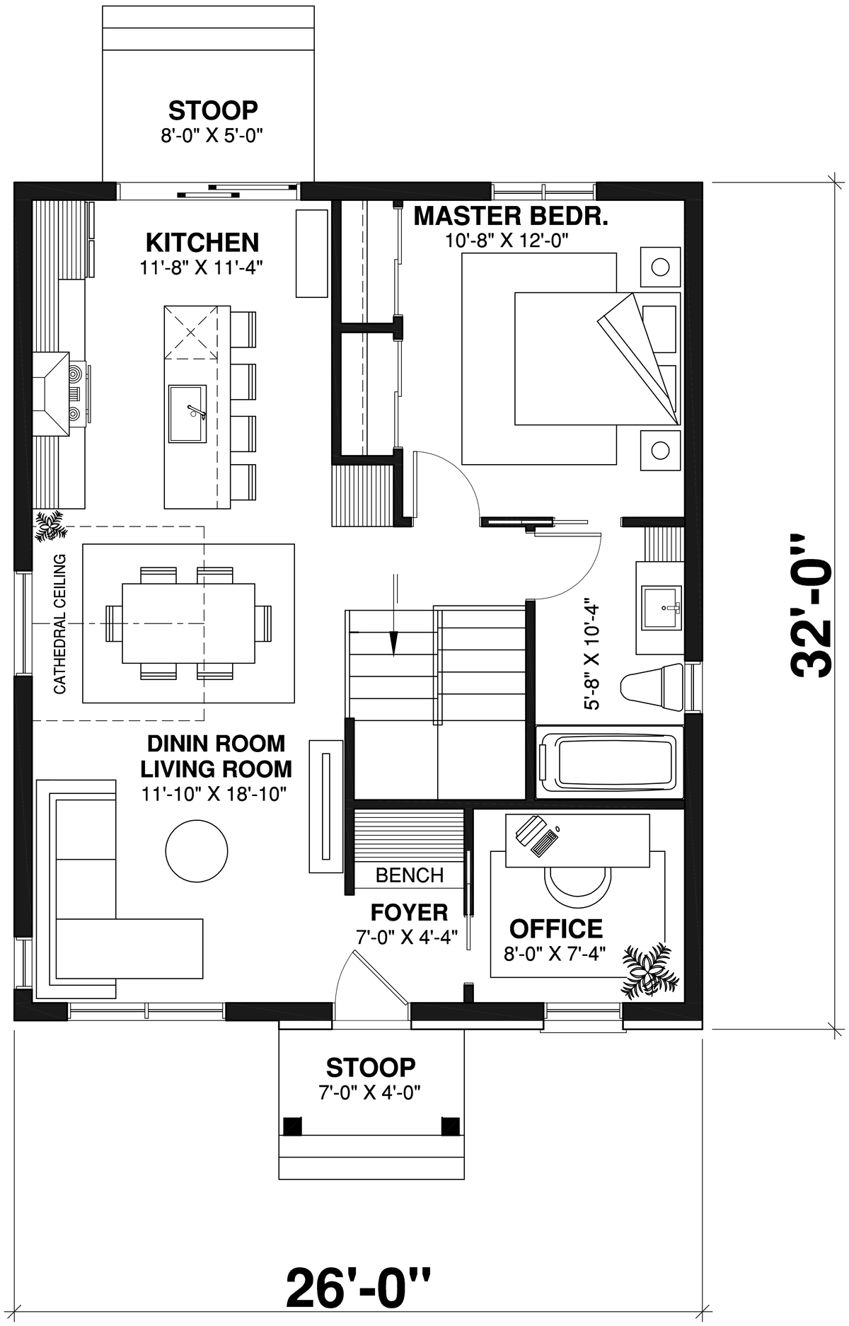 Chauncy House First Floor Plan