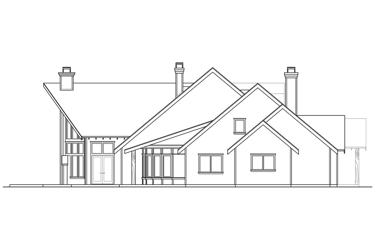 Expansive Chalet-Style Estate with Library, Wine Cellar, and Gym