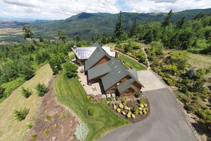 Expansive Chalet-Style Estate with Library, Wine Cellar, and Gym