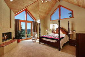 Expansive Chalet-Style Estate with Library, Wine Cellar, and Gym