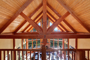 Expansive Chalet-Style Estate with Library, Wine Cellar, and Gym