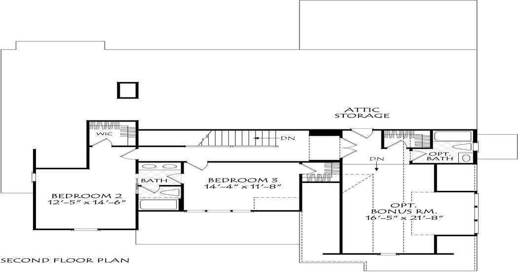 Colchester Farmhouse Second Floor Plan