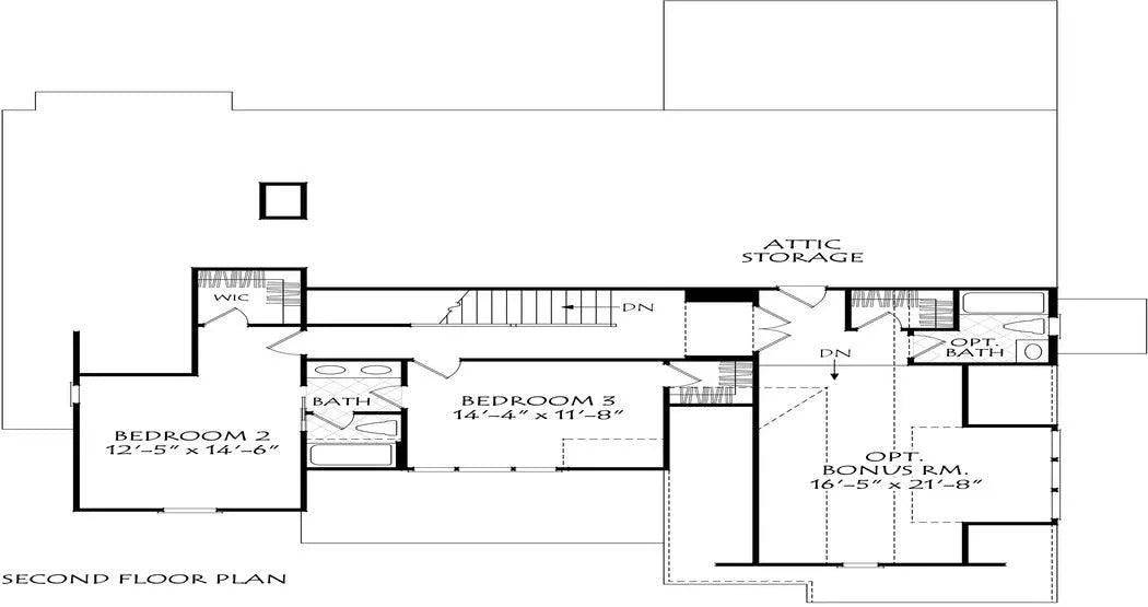 Colchester Farmhouse Second Floor Plan